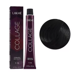 55/00 Світло-каштановий інтенсивний  Крем-фарба для волосся стійка, 60 мл Permanent Hair Color COLLAGE LAКME
