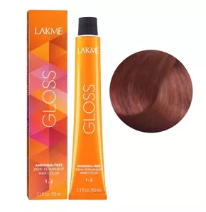 6/40 Темний блондин мідний Фарба для тонування волосся без аміаку, 60мл Demi-permanent Hair Color GLOSS LAKME