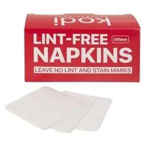 Серветки безворсові, 200 шт матеріал: мелтблаун Lint-Free Napkins KODI Professional 