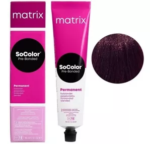 6VR темний блондин фіолетовий червоний Крем-фарба для волосся 90мл SoColor Pre-Bonded MATRIX