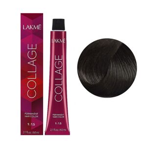 6/66 Темний блондин коричневий яскравий  Крем-фарба для волосся стійка, 60 мл Permanent Hair Color COLLAGE LAКME