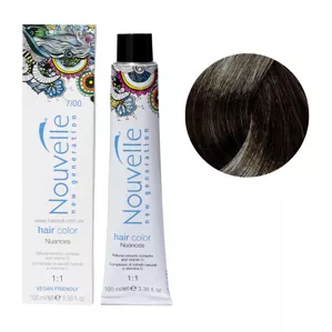 7/00 блонд натуральний холодний Фарба для волосся перманентна, 100мл Permanent Hair Color Nouvelle