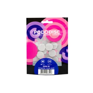 Спонж-файл полірувальник для педикюрного диска Expert PODODISC "M" (25 шт) PDFB-20 STALEKS PRO