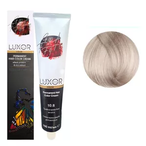 10/8 Платиновий блондин сандре Стійка крем-фарба для волосся, 100мл  Permanent Hair Color Cream LUXOR Professional 