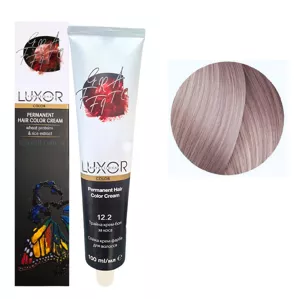 12/2 Спеціальний блондин фіолетовий Стійка крем-фарба для волосся, 100мл  Permanent Hair Color Cream LUXOR Professional 