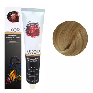 9/00 Дуже світлий блондин натуральний інтенсивний  Стійка крем-фарба для волосся, 100мл  Permanent Hair Color Cream LUXOR Professional 