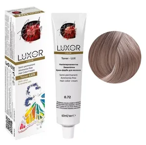 0/72 Тонувальна безаміачна крем-фарба для волосся, 60 мл Toner - LUX Color LUXOR Professional