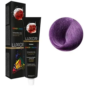 Фіолетовий (Violet) Тонувальний фарбник прямої дії, 100 мл DISCO COLORS LUXOR Professional