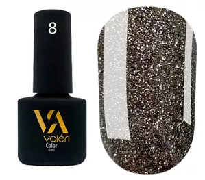 VALERI Flash Gel Polish Гель-лак світловідбивний 6 мл №08