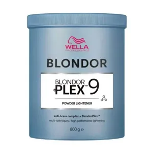 Пудра для знебарвлення волосся з технологією PLEX 9  (освітлення до 9 рівнів), 800 г BLONDOR PLEX POWDER Wella Professionals