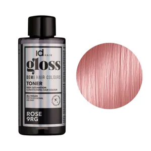 9RG (9/63) Rose Деміперманентна рідка фарба для волосся без аміаку, 75 мл Demi Hair Colours TONER GLOSS ID Hair