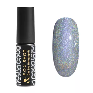 F.O.X Гель-лак SHOT SPECTRUM HOLOGRAGHIC CAT Eye 5г (пластик)