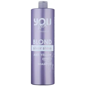 Шампунь для збереження кольору та нейтралізації небажаної жовтизни волосся, 1000 мл SHAMPOO Silver Shine BLOND You look Professional