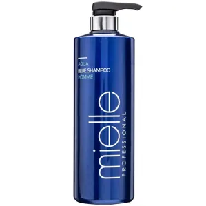 Шампунь для чоловіків з ментолом, 1000 мл Aqua Blue Shampoo Homme MIELLE Professional