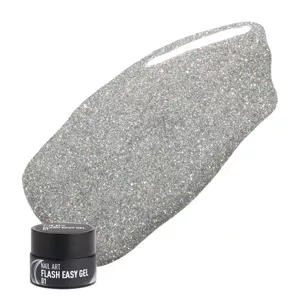 NUB Spider gel Flash Гель-павутинка світловідбиваюча 5 мл №1 Срібло 