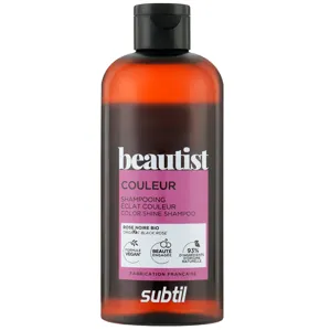 Шампунь для захисту фарбованого волосся з органічною чорною трояндою, 300 мл Color Shine Shampoo COULEUR Beautist Subtil