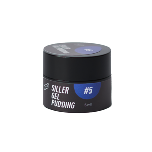 Гель-лак твердий, 5 мл №5 Blue Pudding Gel Polish SILLER Proffesional