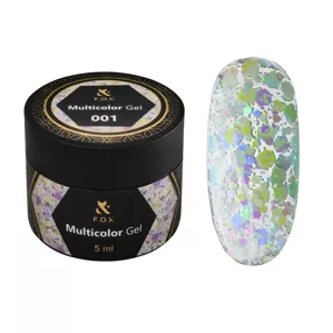 F.O.X Multicolor  Gel Глітер-гель 5мл №001 