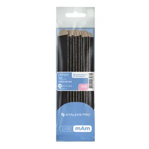 Набір змінних файлів papmAm (10шт) на дерев`яній основі 180 грит EXPERT 22 (DWCE-22-180) STALEKS PRO