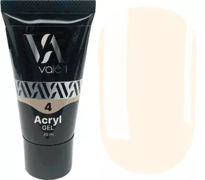 VALERI Acryl Gel Акрил-гель 30 мл №04 Світлий нюдово-персиковий