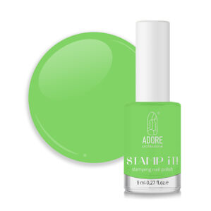 ADORE Stamp It Лак для стемпінга 7,5мл №16 Салатовий неон