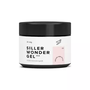 Гель камуфлюючий для нарощування нігтів, 30 мл №004 Рожево-бежевий Wonder Gel One Phase SILLER Professional 