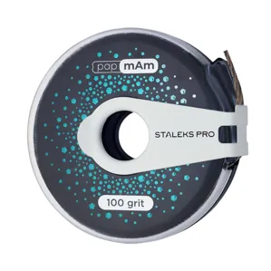 Змінний файл-стрічка papmAm в пластиковій котушці з різаком EXCLUSIVE 100 грит (7 метрів) ATCLux-100 STALEKS PRO