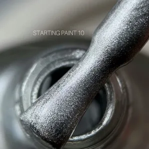 Лак-фарба для стемпінга, 8 мл №10 Колір: Срібний Stamping Paint SAGA Professional