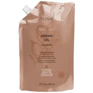 Шампунь безсульфатний, зволожувальний для нормального та сухого волосся Doupack, 600 мл 44889 Shampoo ARGAN OIL Hair Care TEKNIA LAKME
