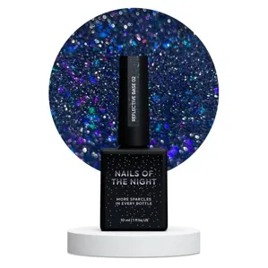 База камуфлююча, світловідбиваюча з шимером, 10 мл №02 Reflective Base NAILSOFTHENIGHT