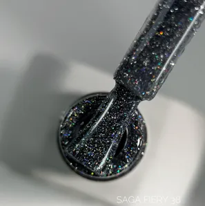 Гель-лак світловідбиваючий, 9 мл №38 Fiery Gel Polish SAGA Professional