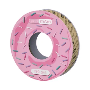 Запасний блок файл-стрічки papmAm БІЛИЙ EXPERT 180 грит для пластикової котушки (7 метрів) ATSC-180w STALEKS PRO