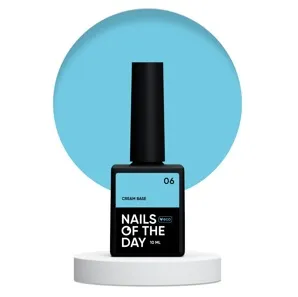 База камуфлююча, низькотемпературна для чутливих нігтів, 10 мл №06 Cream Base NAILSOFTHEDAY