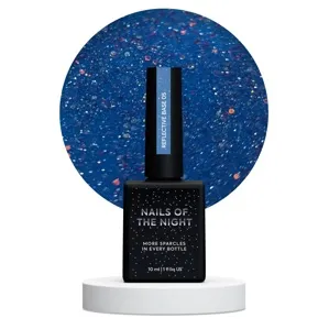 База камуфлююча, світловідбиваюча з голографічними блискітками, 10 мл №05 Reflective Base NAILSOFTHENIGHT