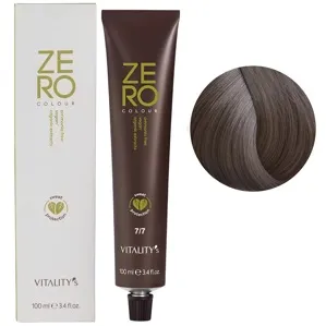 7/7 блондин перлинний Крем-фарба для волосся без аміаку, 100 мл ZERO VEGAN Vitality`s