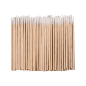 Палички дерев`яні, загостренні, з бавовняними накінечниками, 100шт KODI Professional