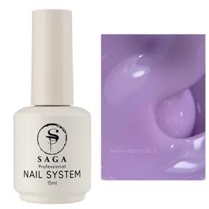 Гель рідкий для зміцнення нігтів, 15 мл №05 Liquid Gel SAGA Professional