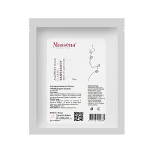 Альгінатна маска для обличчя (САШЕ) проти куперозу "Чорниця", 30 г BLUBERRY Classic Alginate Mask Massena