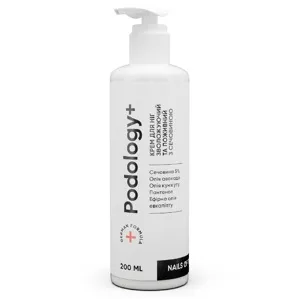 Крем для ніг зволожуючий та поживний з сечовиною 5%, 200 мл Podology+ NAILSOFTHEDAY