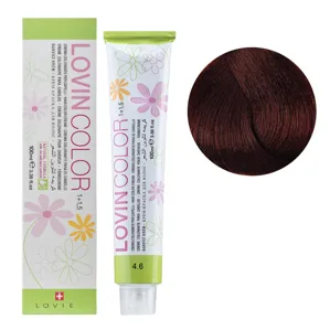4/6 Стійка крем-фарба для волосся, 100мл  Hair color cream Lovin Color LOVIEN Essential
