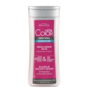 Кондиціонер рожевий для освітленого і сивого волосся, 200 мл CONDITIONER Ultra Color System Joanna