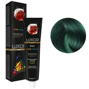 Зелений (Green) Тонувальний фарбник прямої дії, 100 мл DISCO COLORS LUXOR Professional