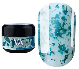 VALERI Flower Gel Гели з сухоцвітами 5 мл №1 Блакитний