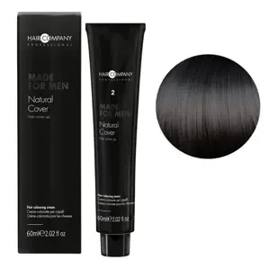 2 коричневий Стійка крем-фарба для чоловіків, 60 мл Natural Cover MADE FOR MEN Hair Company
