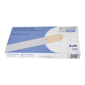 Набір змінних файлів БІЛІ papmAm на м`якій основі Soft (25шт) на дерев`яній основі 100 грит EXPERT 20 (DWCE-20-100/25w) STALEKS PRO