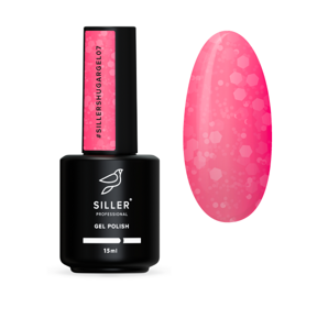Гель-лак мармеладний, 15 мл №07 Яскраво-рожевий Sugar Gel Polish SILLER Professional