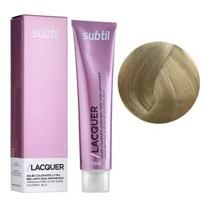 10/8 екстрасвітлий блондин бежевий Безаміачна тонувальна гелева фарба на кислотній основі, 60 мл LACQUER SUBTIL