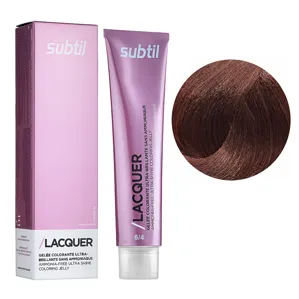 6/4 темний блондин мідний Безаміачна тонувальна гелева фарба на кислотній основі, 60 мл LACQUER SUBTIL
