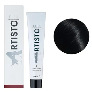 1 Стійка крем-фарба для волосся, 100 мл Permanent Hair Color ARTISTO ELEA Professional