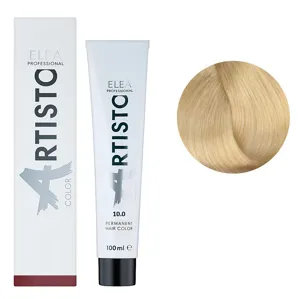 10 Стійка крем-фарба для волосся, 100 мл Permanent Hair Color ARTISTO ELEA Professional